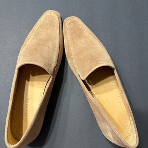 Tan Suede Loafers